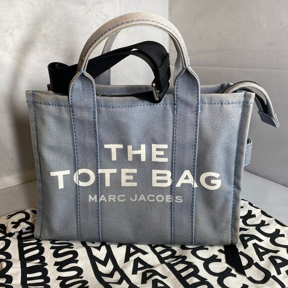 Marc Jacobs The Tote bag Blue shadow Medium - Picture 1 of 15